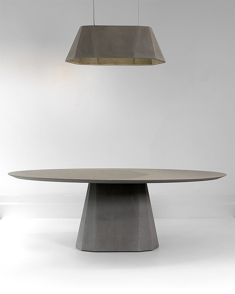 vw4 Victoria Wilmotte Table Stone Edge