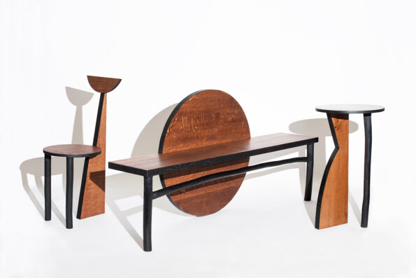 Lodge furniture collection by Frederic Pellenq, contemporary collectible design