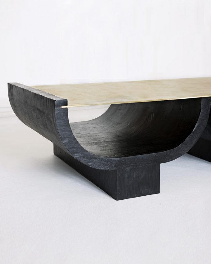 Triple coffee table by Rooms on Kolhoze.fr collectible design