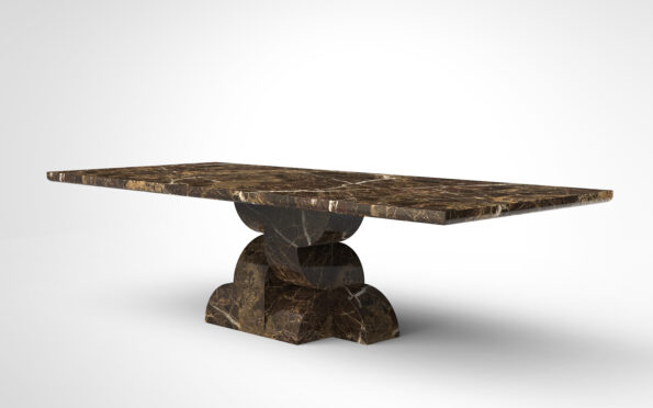 Marble table by Forest & Giaconia, Kolkhoze.fr collectible design