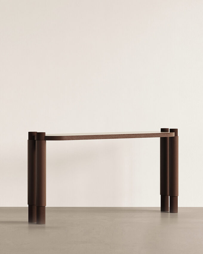 Uàua wood console - Kolkhoze