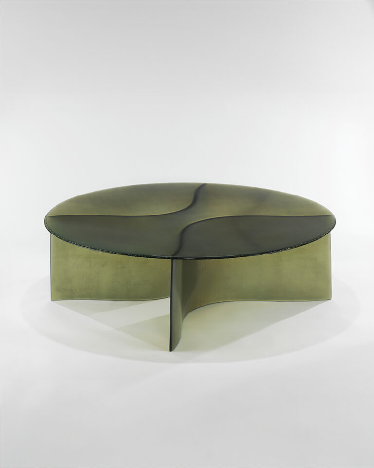 Lukas-Cober-Round-tableII-resin-green-Kolkhoze-1