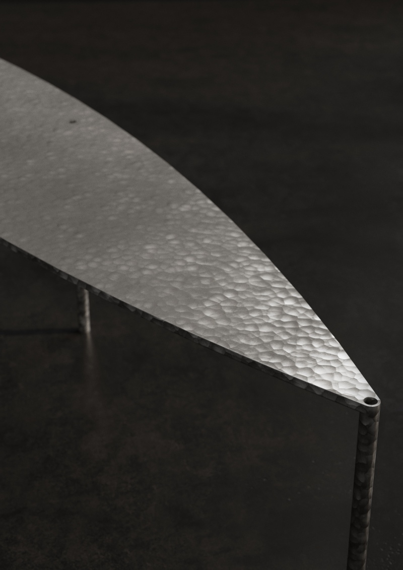 Archetype-coffee-table-hammered-sofie-osterby-Kolkhoze