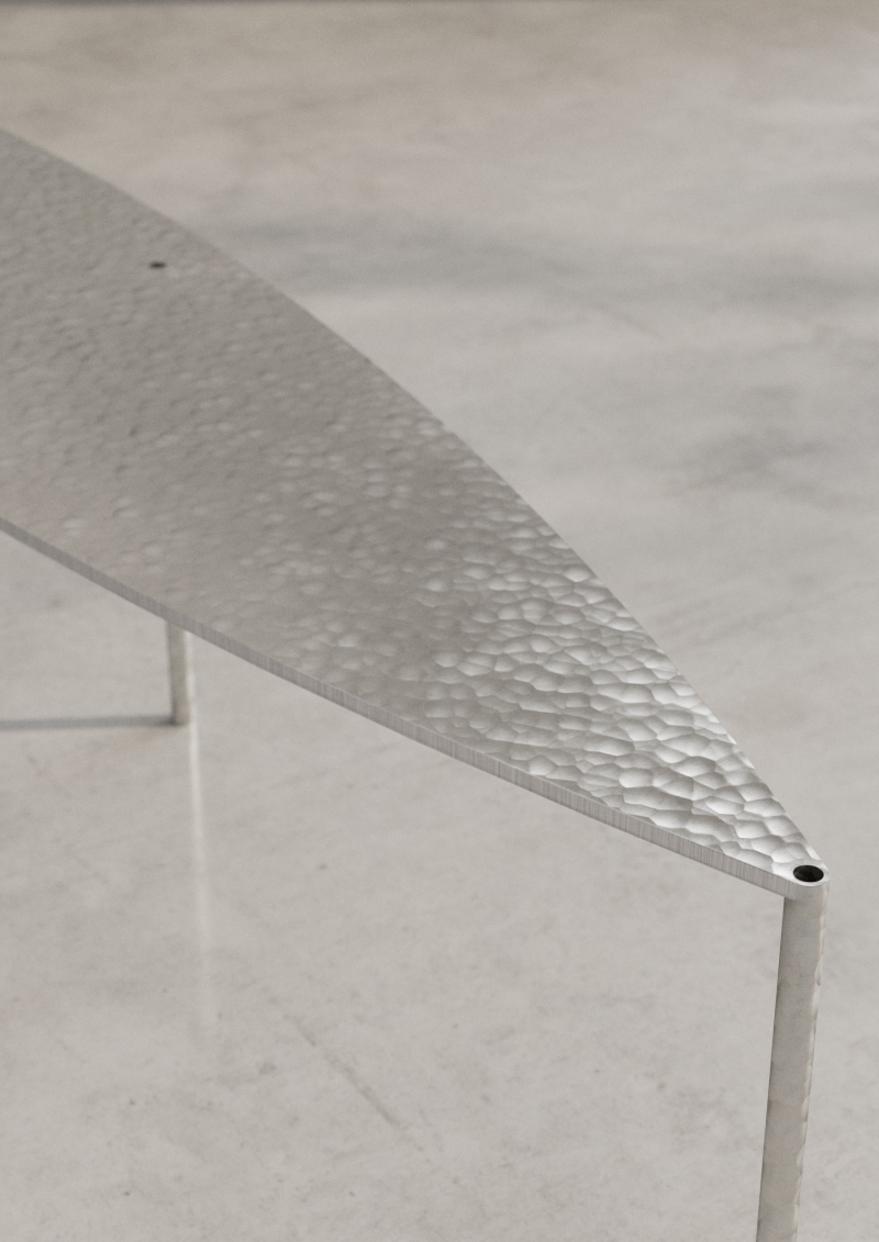 Archetype-coffee-table-hammered-sofie-osterby-Kolkhoze-2