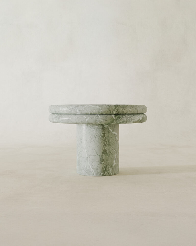 Nudi-verde-antigua-side-table-francesco-balzano-Kolkhoze-1